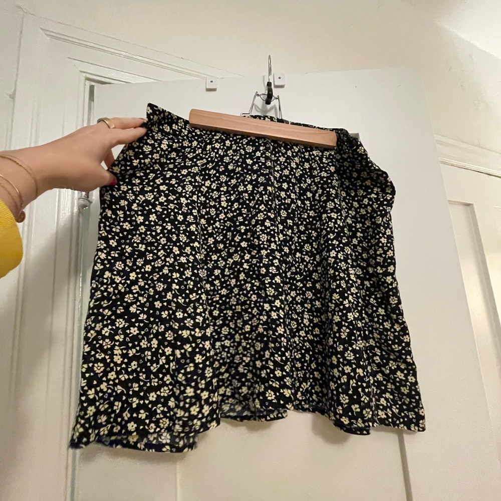 Reformation Flounce Floral Skirt
